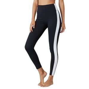 Gigi C Sport Cora High Waist Leggings Black White Women Size XS NWT